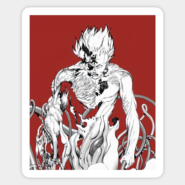 AKIRA -TETSUO SHIMA Sticker by BadassManga